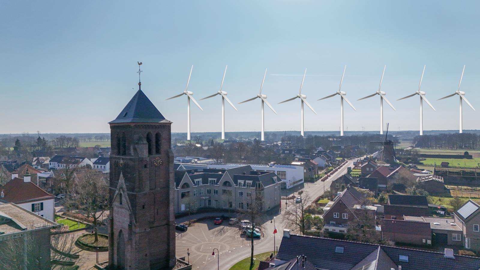 Foto: Ook na de verkiezingen zijn wij tegen een windpark in de Pielis