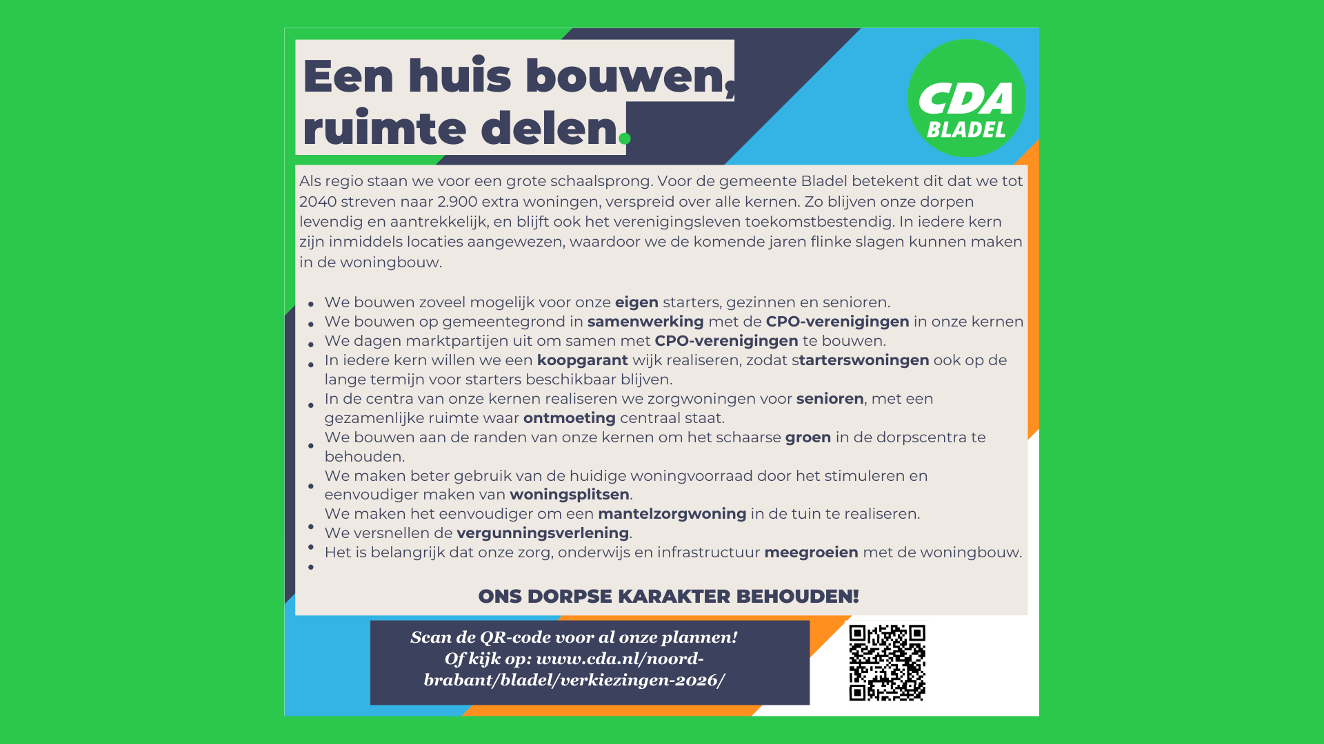 Foto: Een huis bouwen, ruimte delen.