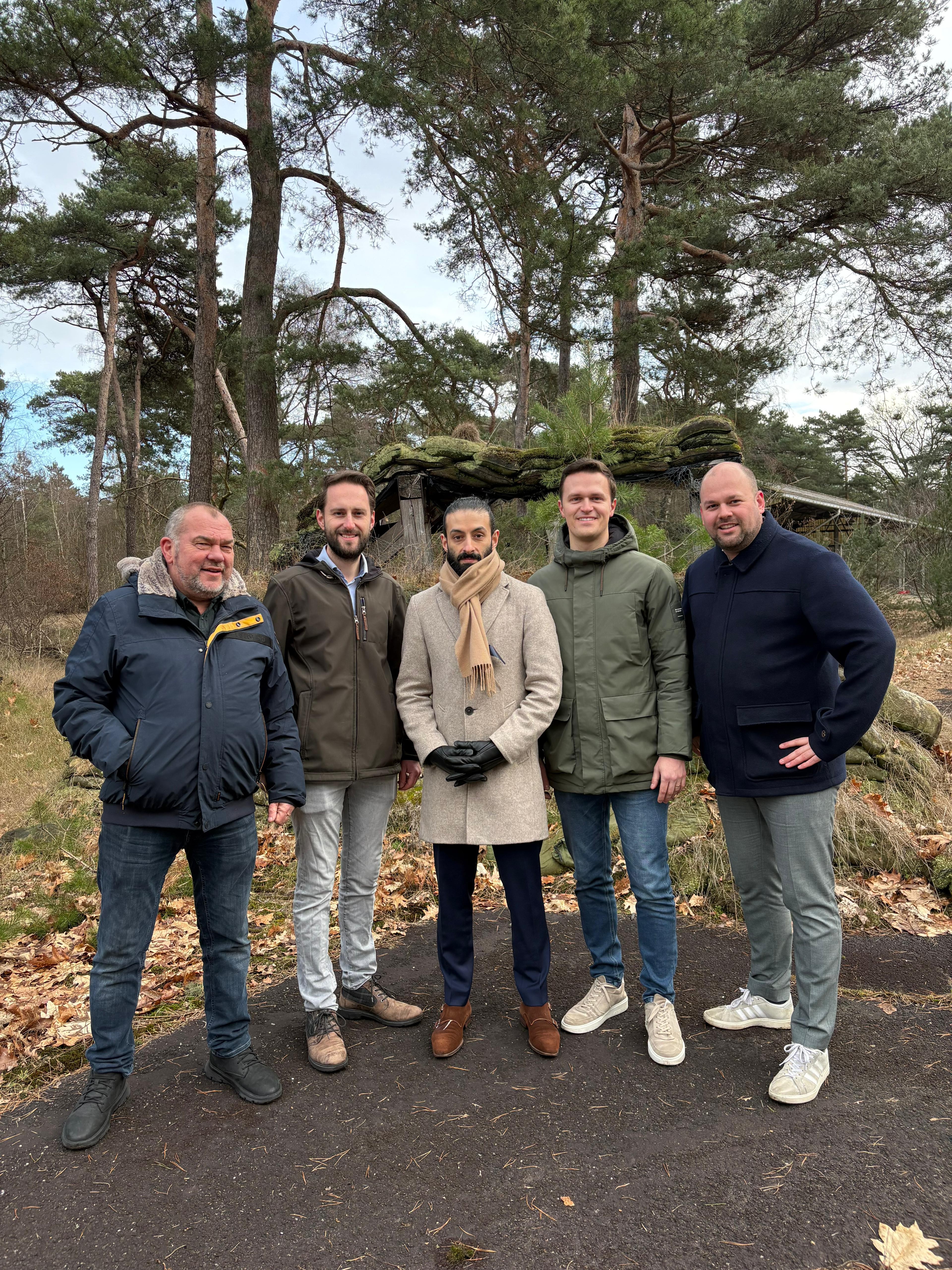 Foto: VVD Cranendonck bezoekt toekomstig Defensieterrein Budel