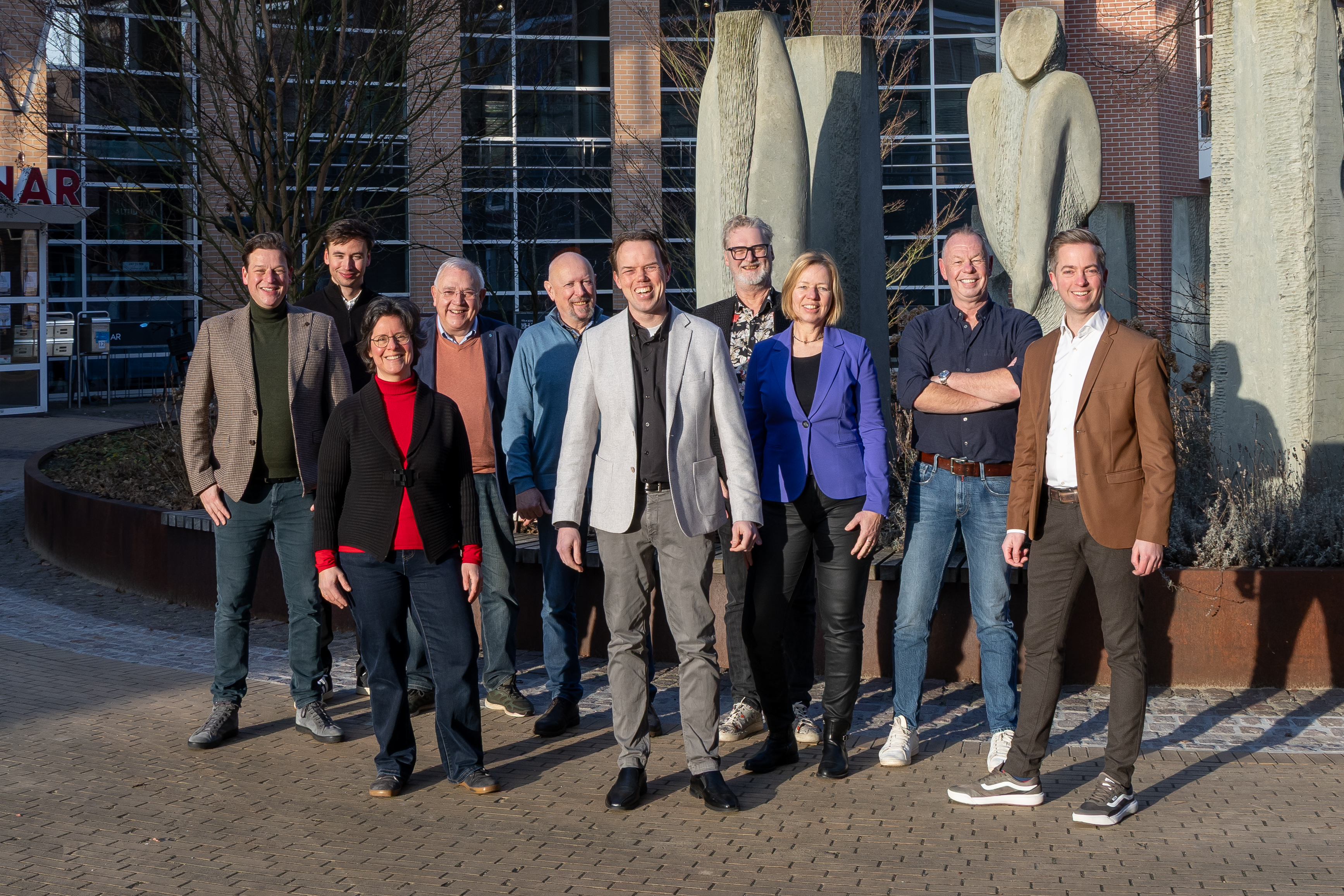 Foto: D66 Valkenswaard samen met Matthijs van Miltenburg op Verkiezingsfestival