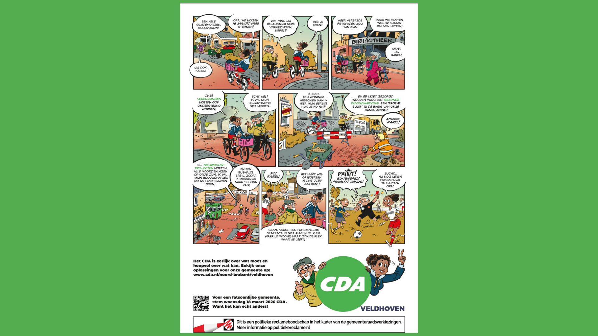 Foto: Strip CDA Veldhoven