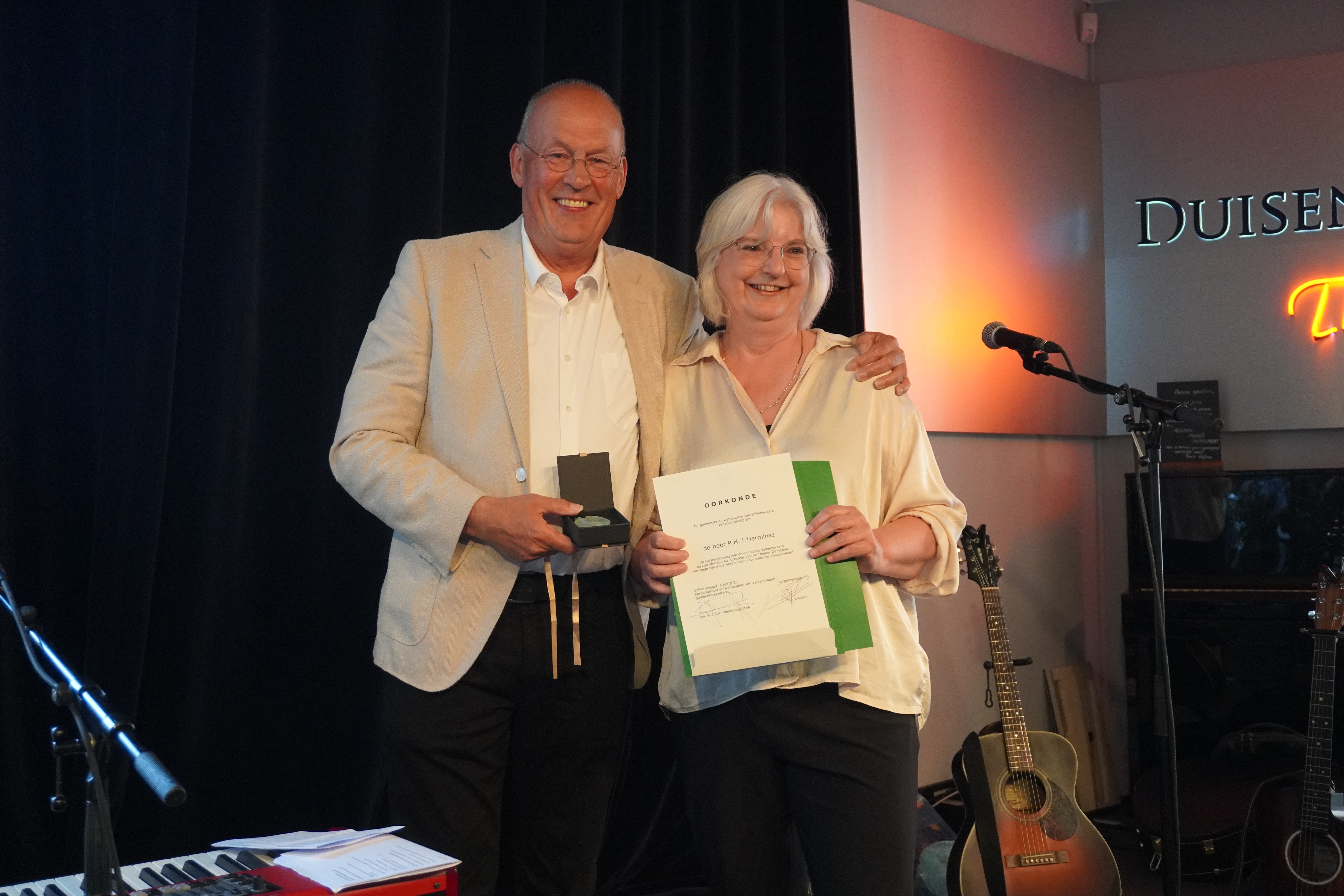 Foto: Cultuurpenning voor directeur van theater De Hofnar