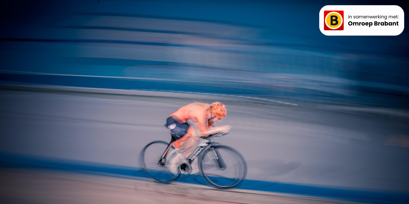 Foto: Lavreysen verslaat grote concurrent Richardson in eigen dorp