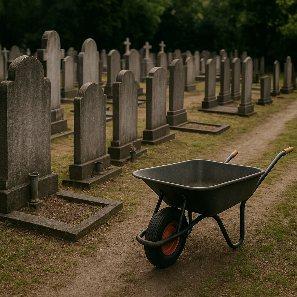 Foto: Zorgen over tekort vrijwilligers voor onderhoud kerkhoven in Reusel–De Mierden