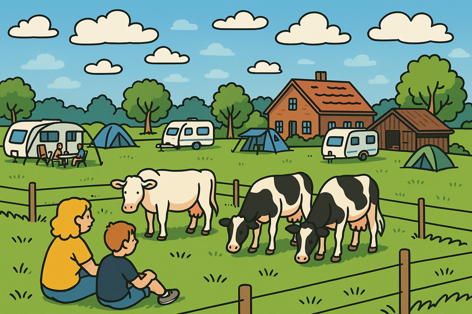 Foto: Kamperen bij de boer steeds populairder in De Kempen 