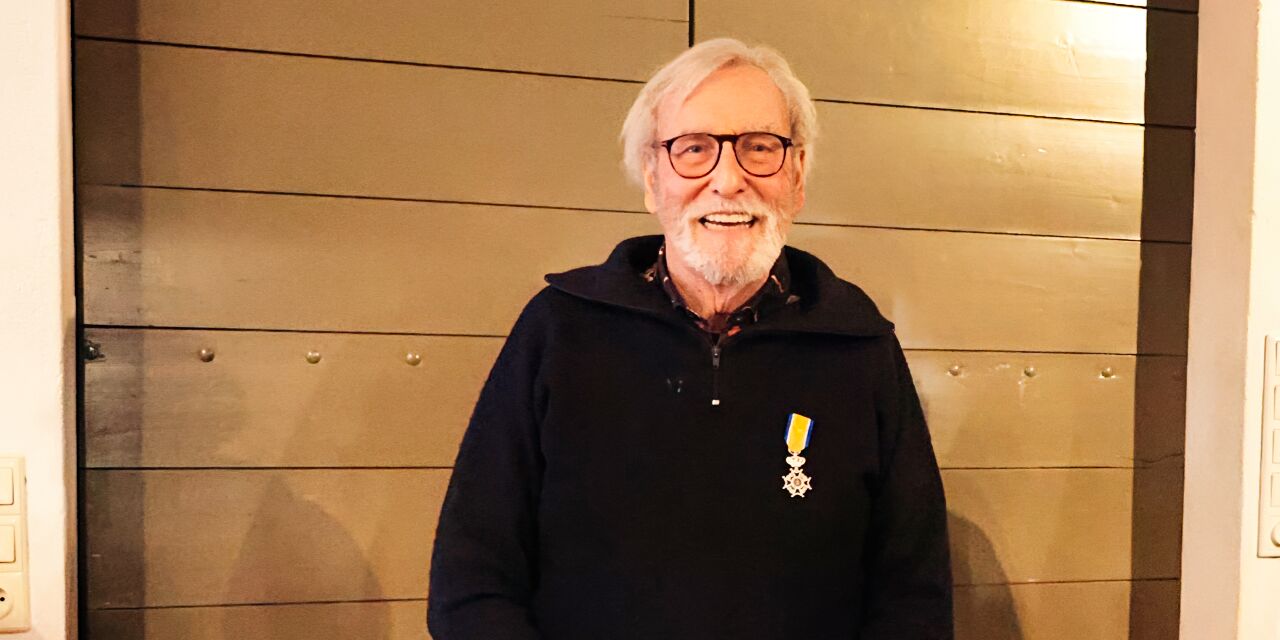 Foto: Frank van Oortmerssen benoemd tot Lid in de Orde van Oranje-Nassau