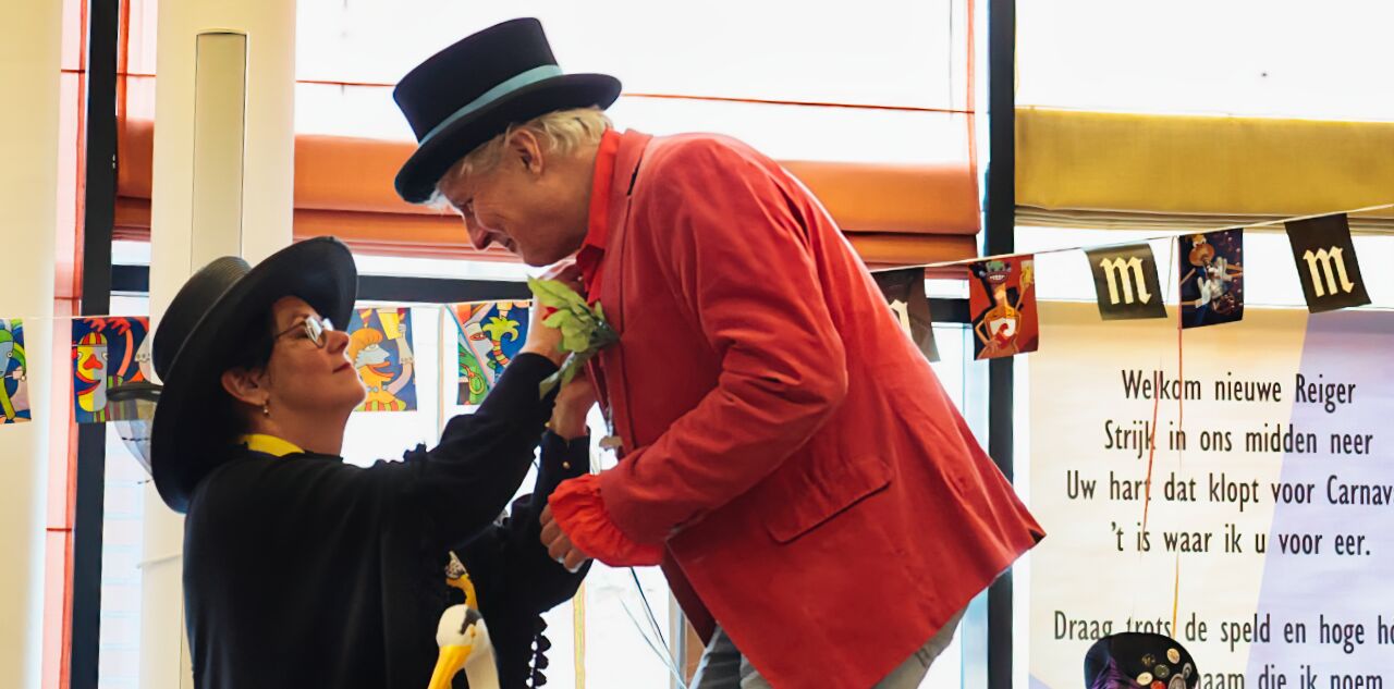 Foto: Edwin Wolterink benoemd tot Lid in de Orde van de Reigerij