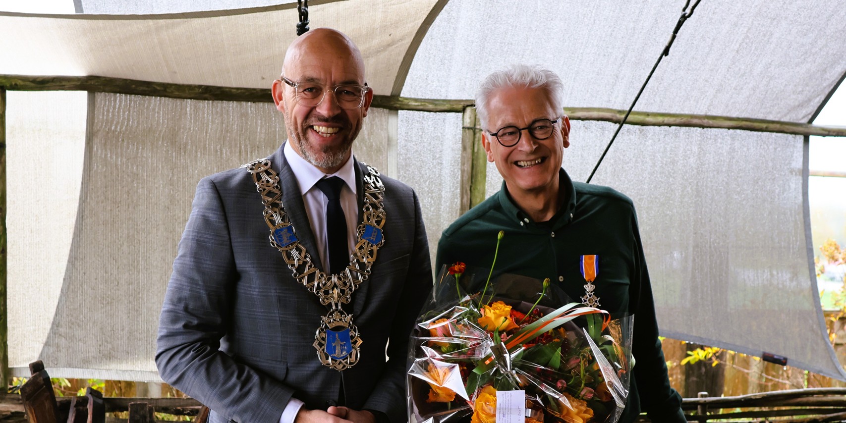 Foto: Fons Sondag ontvangt Koninklijke onderscheiding voor jarenlange inzet voor mensen met cystinose