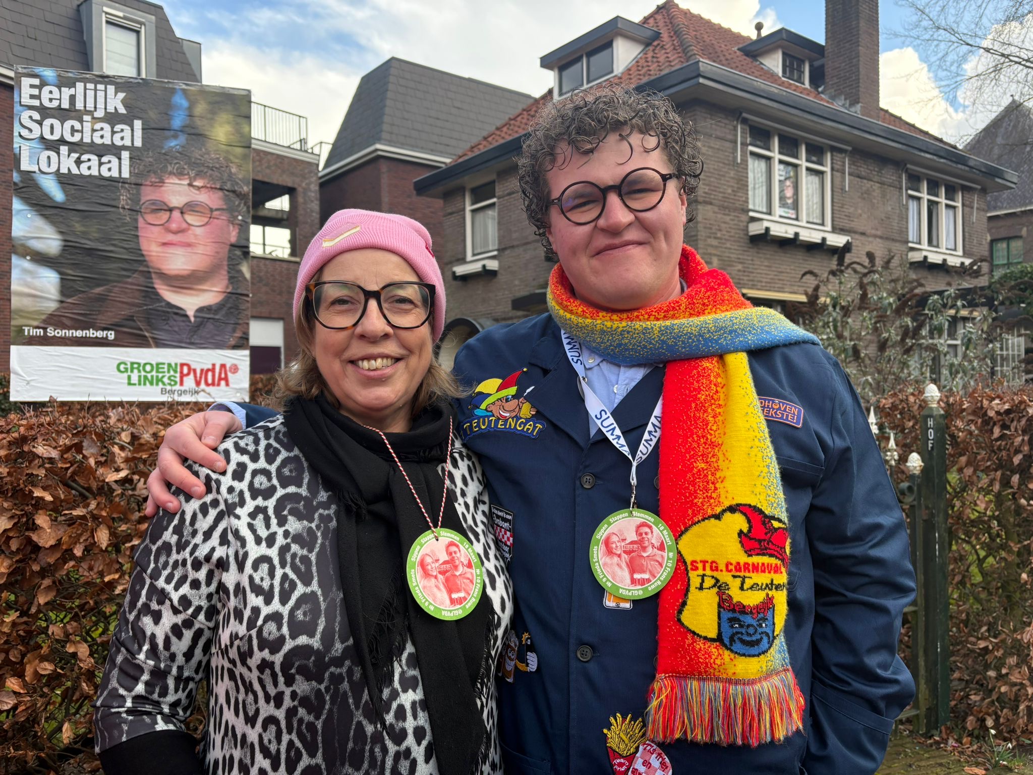 Foto: GroenLinks-PvdA Bergeijk vierde carnaval