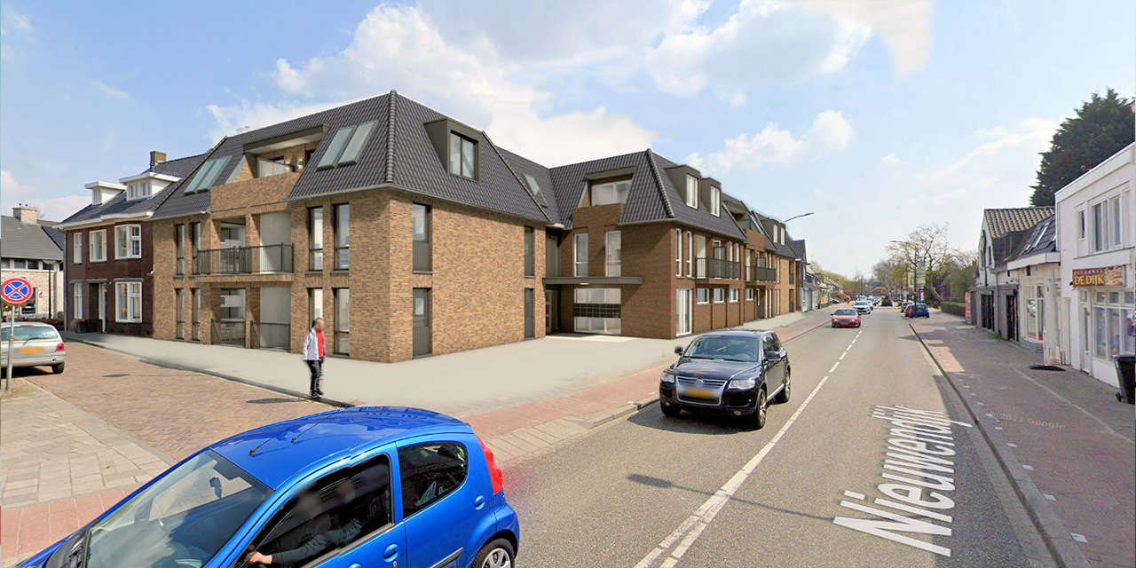 Foto: Vergunning verleend voor 20 appartementen aan Nieuwendijk in Heeze