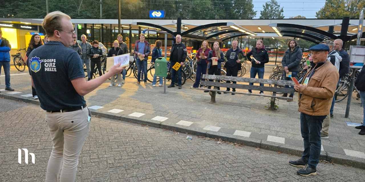 Foto:  Dorpsquiz Heeze van de trein tot manege