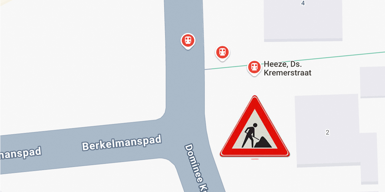 Nieuws van bij ons - Werkzaamheden parkeerplaats bij station Heeze en Dominee Kremerstraat
