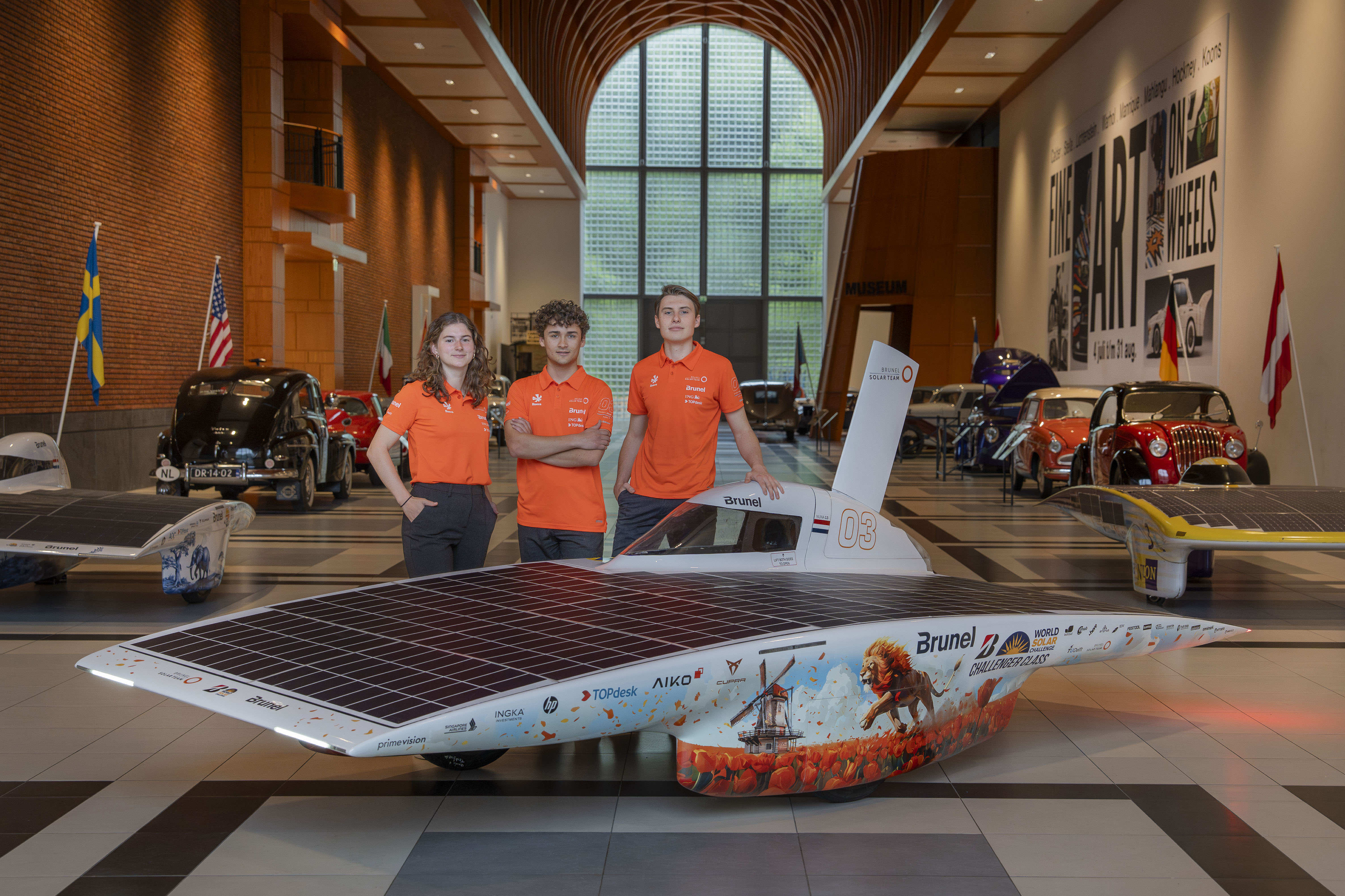 Foto: TU student uit Budel wint met zijn team Bridgestone World Solar Challenge