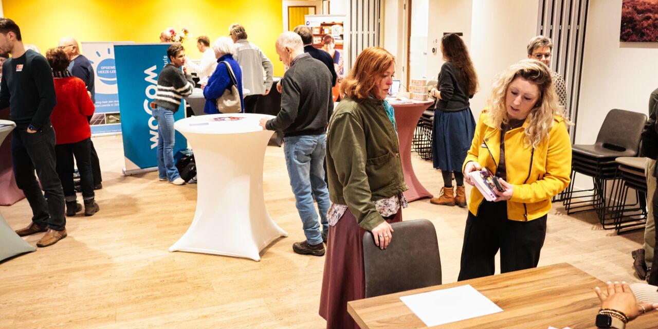 Foto: Informatieplein Leende officieel geopend in De Schammert