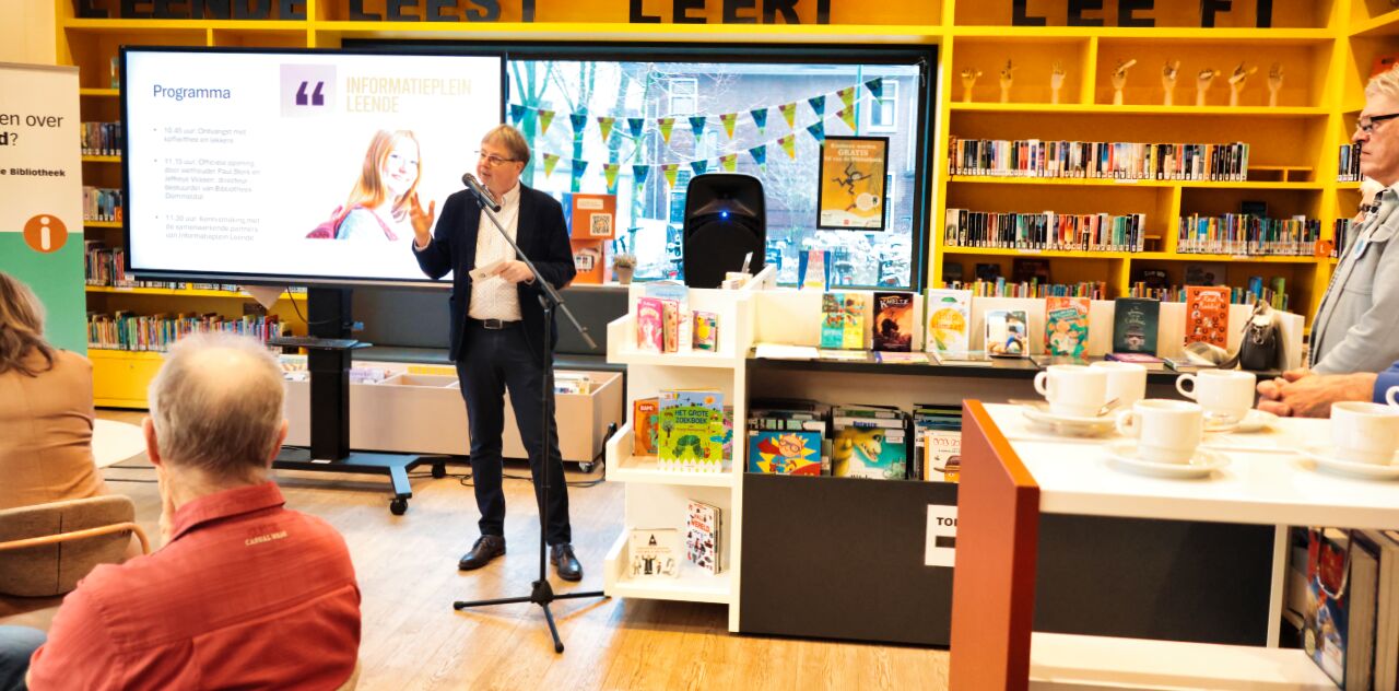 Foto: Informatieplein Leende officieel geopend in De Schammert