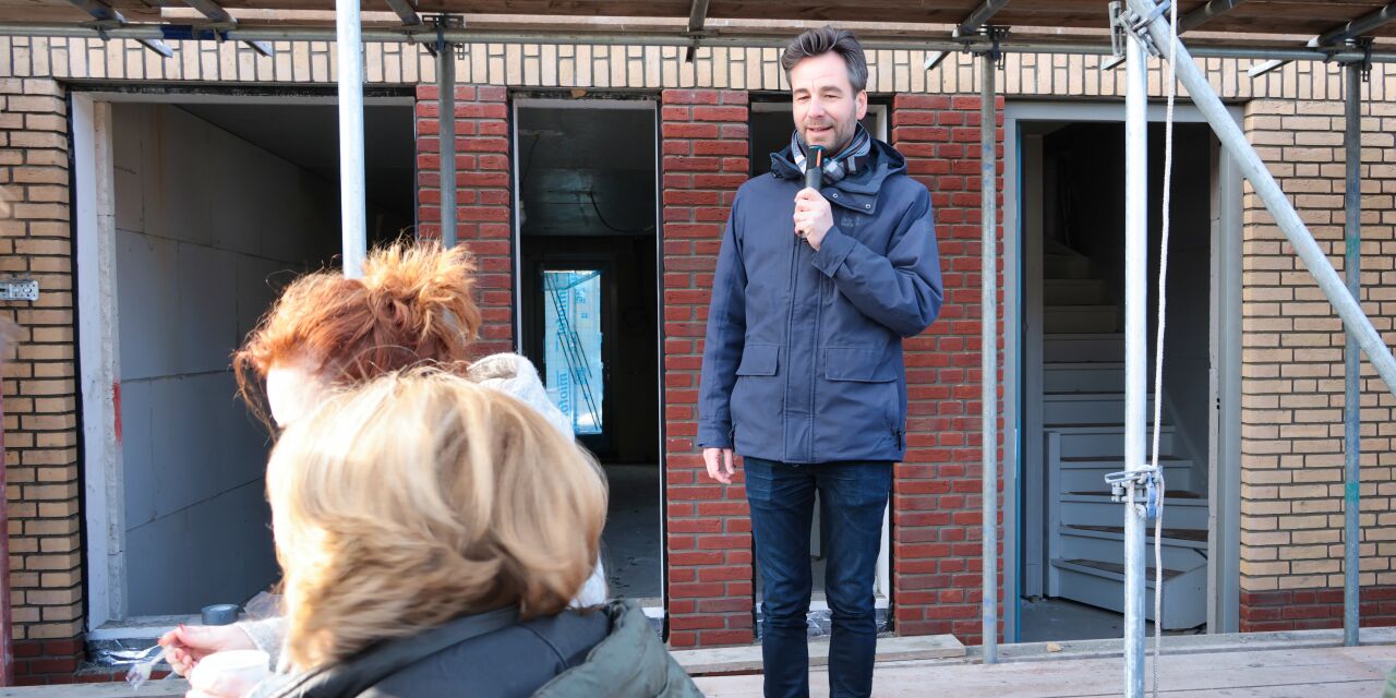 Foto: Hoogste punt bereikt bij sociale nieuwbouw in Budel-Schoot