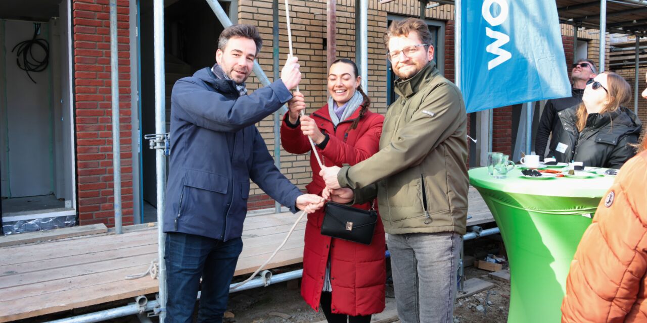 Foto: Hoogste punt bereikt bij sociale nieuwbouw in Budel-Schoot