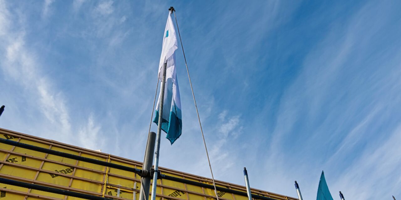 Foto: Hoogste punt bereikt bij sociale nieuwbouw in Budel-Schoot