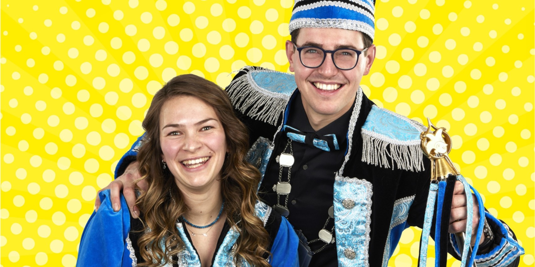 Foto: Prinsenpaar Blaosdonk bezoekt zieken en ontmoet 90-plussers