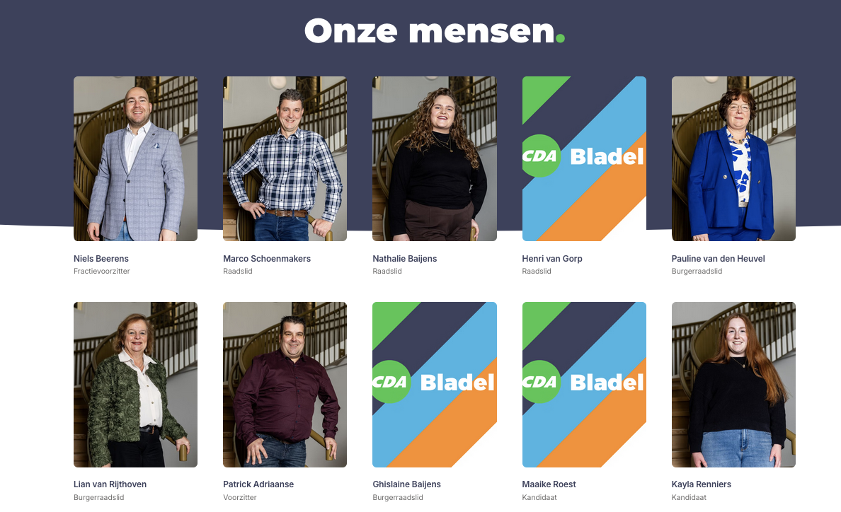 Foto: CDA Bladel komt met sterke ploeg