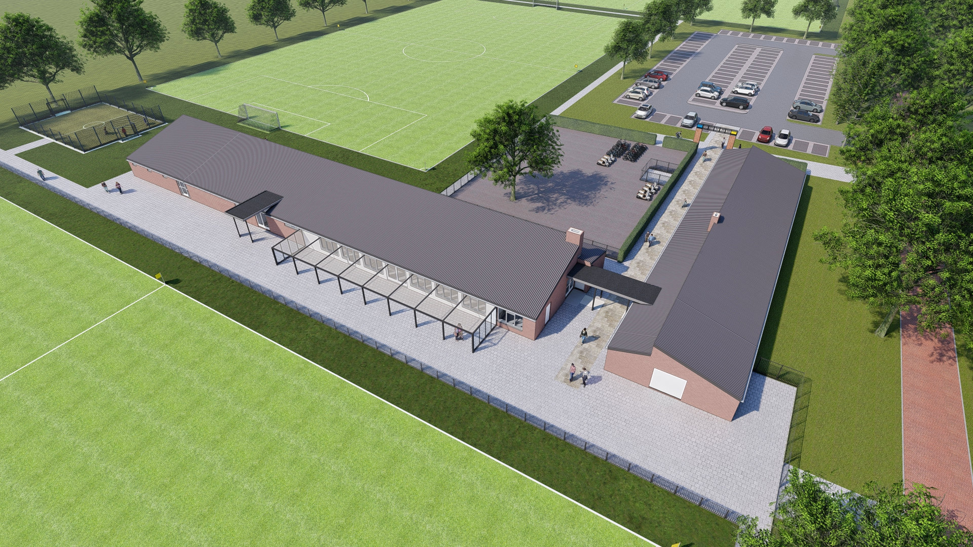Foto: Voetbalvereniging RKVVO opent vernieuwd Sportpark De Heikant