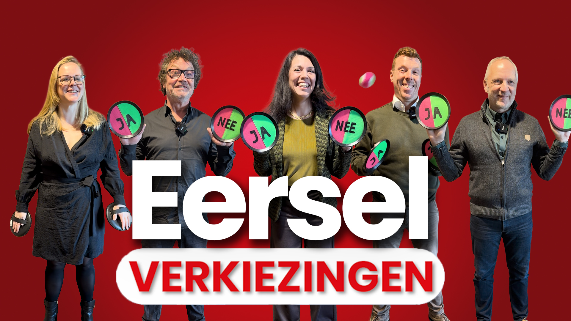 Foto: Aanloop naar gemeenteraadsverkiezingen: lijsttrekkers Eersel reageren op stellingen