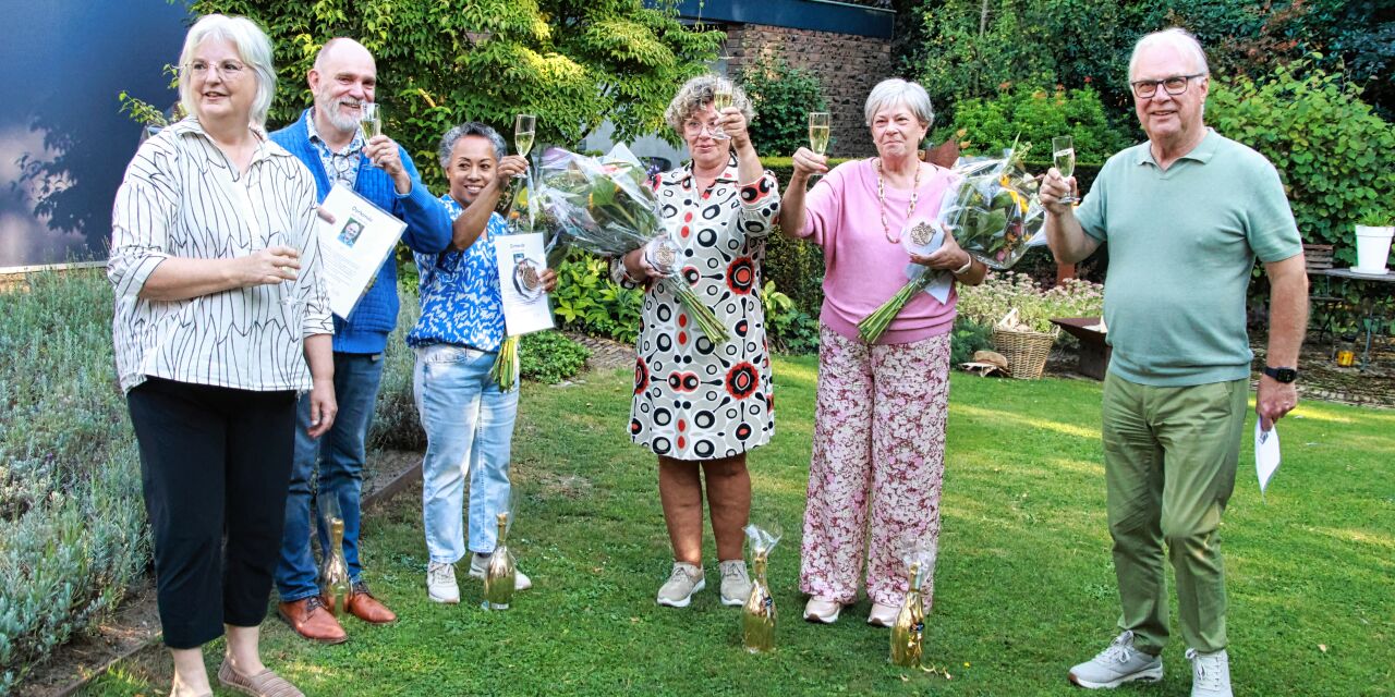 Foto: Gemeentelijke vrijwilligerspenning voor vrijwilligers van VVV Valkenswaard