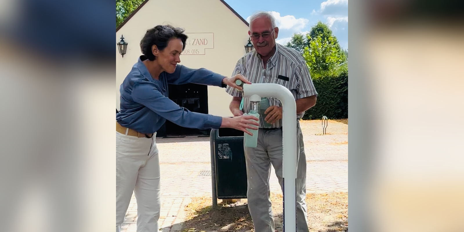 Foto: Veldhoven plaatst openbare watertappunten