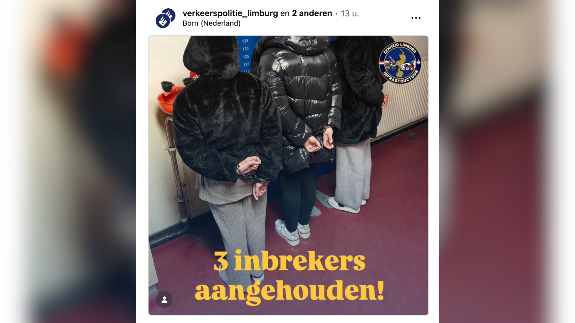 Foto: Drie verdachten aangehouden na woninginbraak in Oost-Brabant