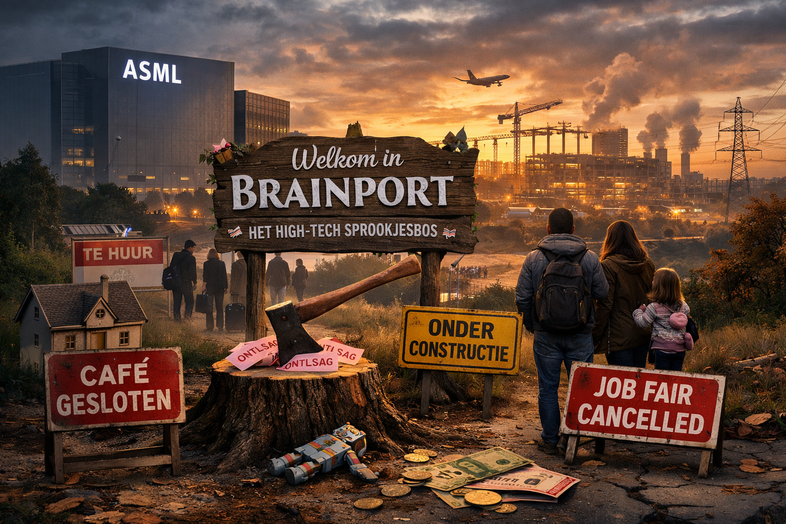 Foto: Brainport draait door: bouwen voor 20.000, schrappen van 1.700.