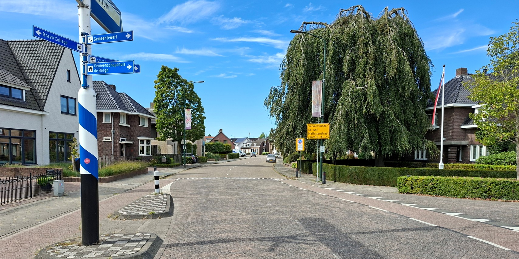 Foto: Werkzaamheden Dorpshart Budel starten op 1 september