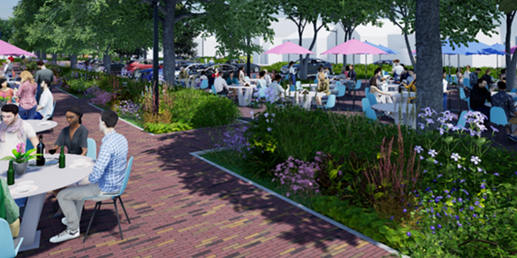 Foto: Planning gemeentehuisplein en verkeersbesluit blauwe zones Heeze