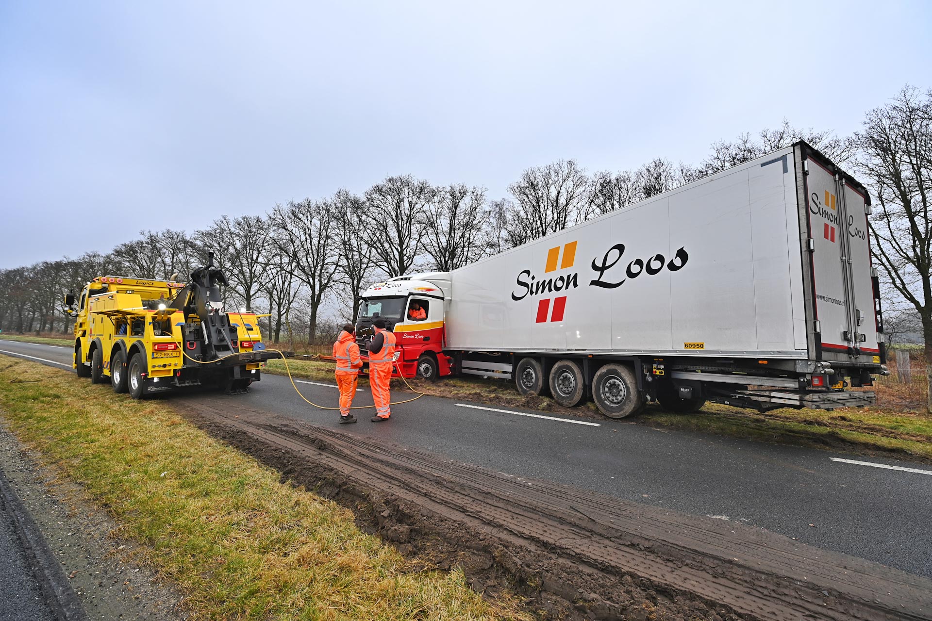 Foto: Weer problemen op de N69 door ongeval 