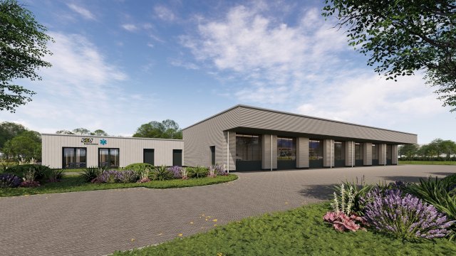 Foto: Nieuwe ambulancepost in Hapert verloopt volgens planning