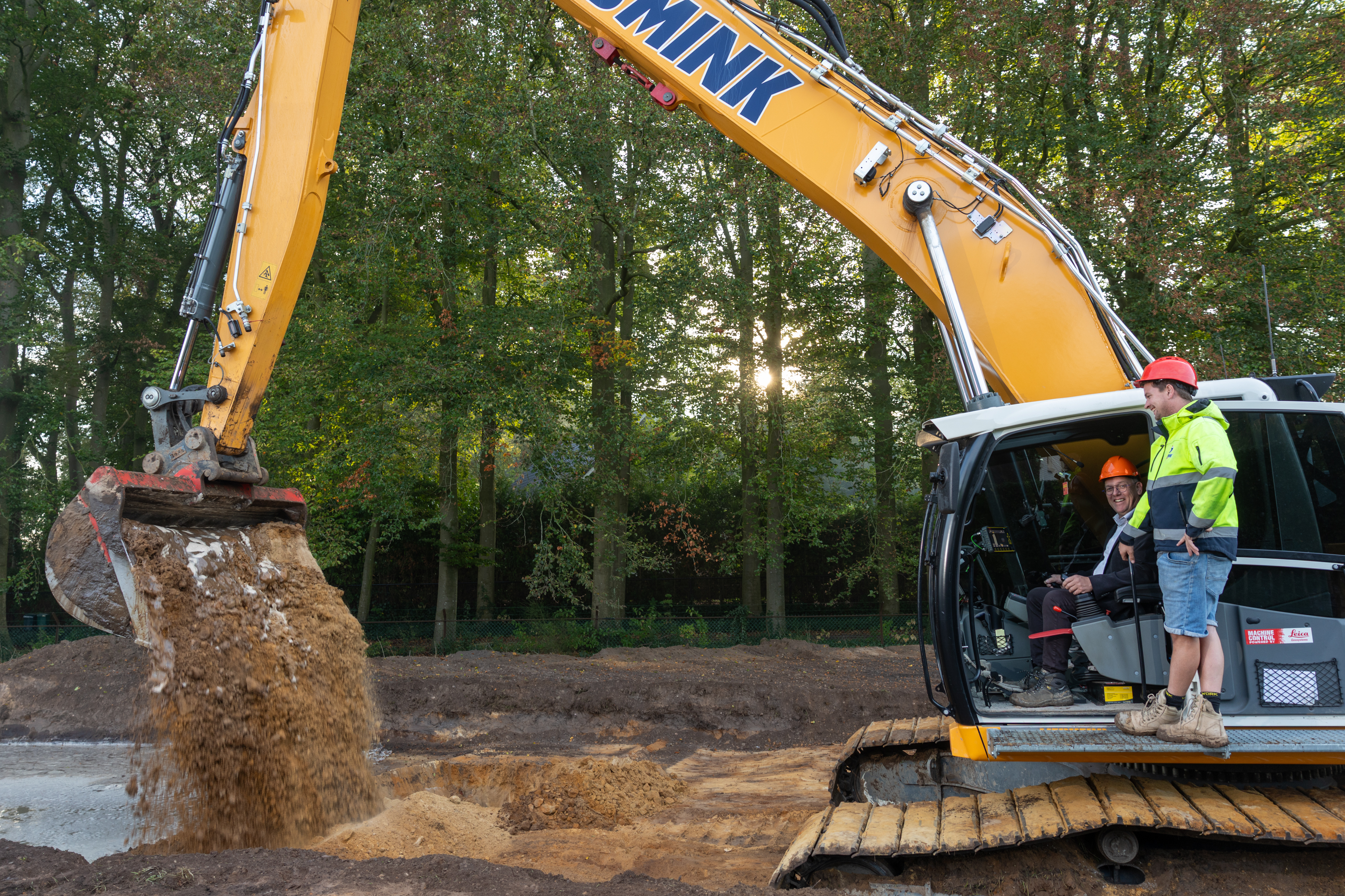 Foto: Startmoment Bovenkamp III: nieuwe woningen in groene omgeving