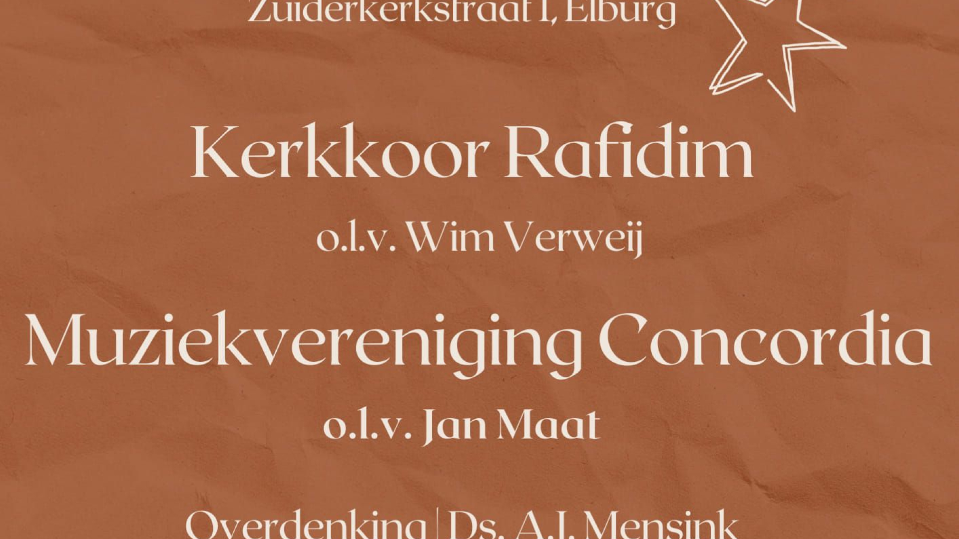 Foto: Volkskerstzang in de Grote Kerk in Elburg