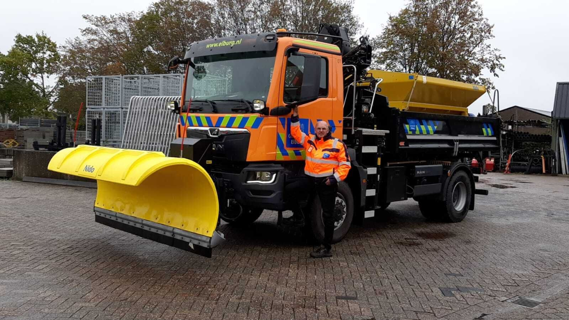 Foto: Medewerker buitendienst in beeld: Evert van den Brink, monteur buitendienst, over de gladheidsbestrijding