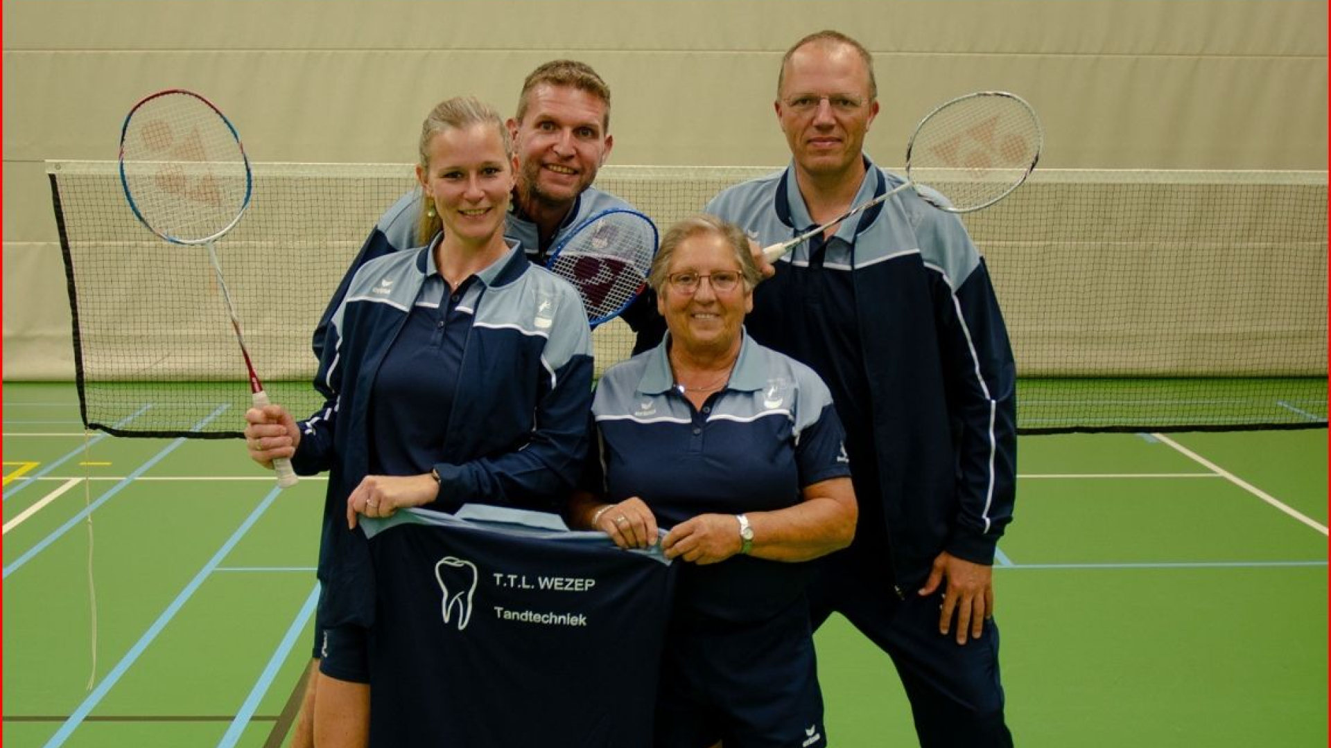 Foto: Badminton'80 Wezep  wederom gesponsord door TTL Wezep