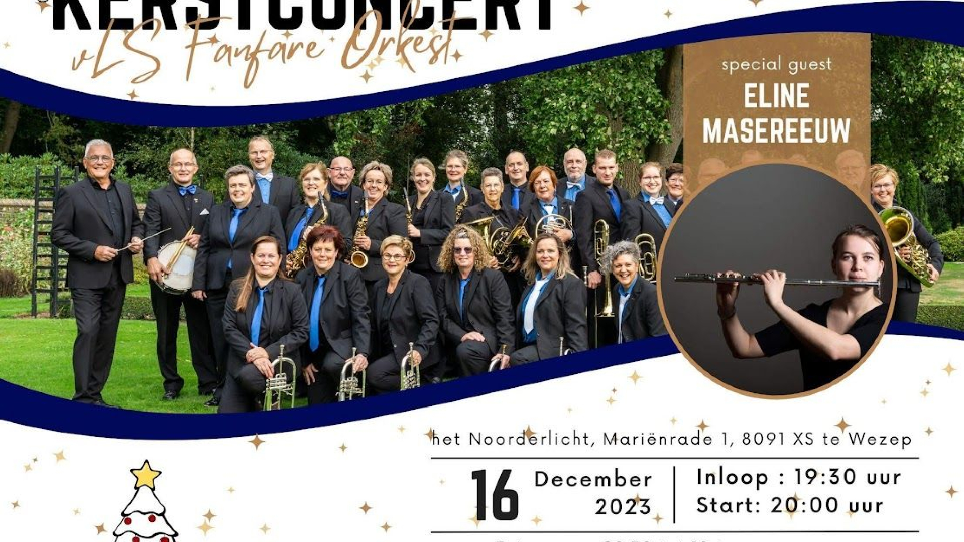 Foto: Kerstconcert van Limburg Stirum Fanfare Orkest