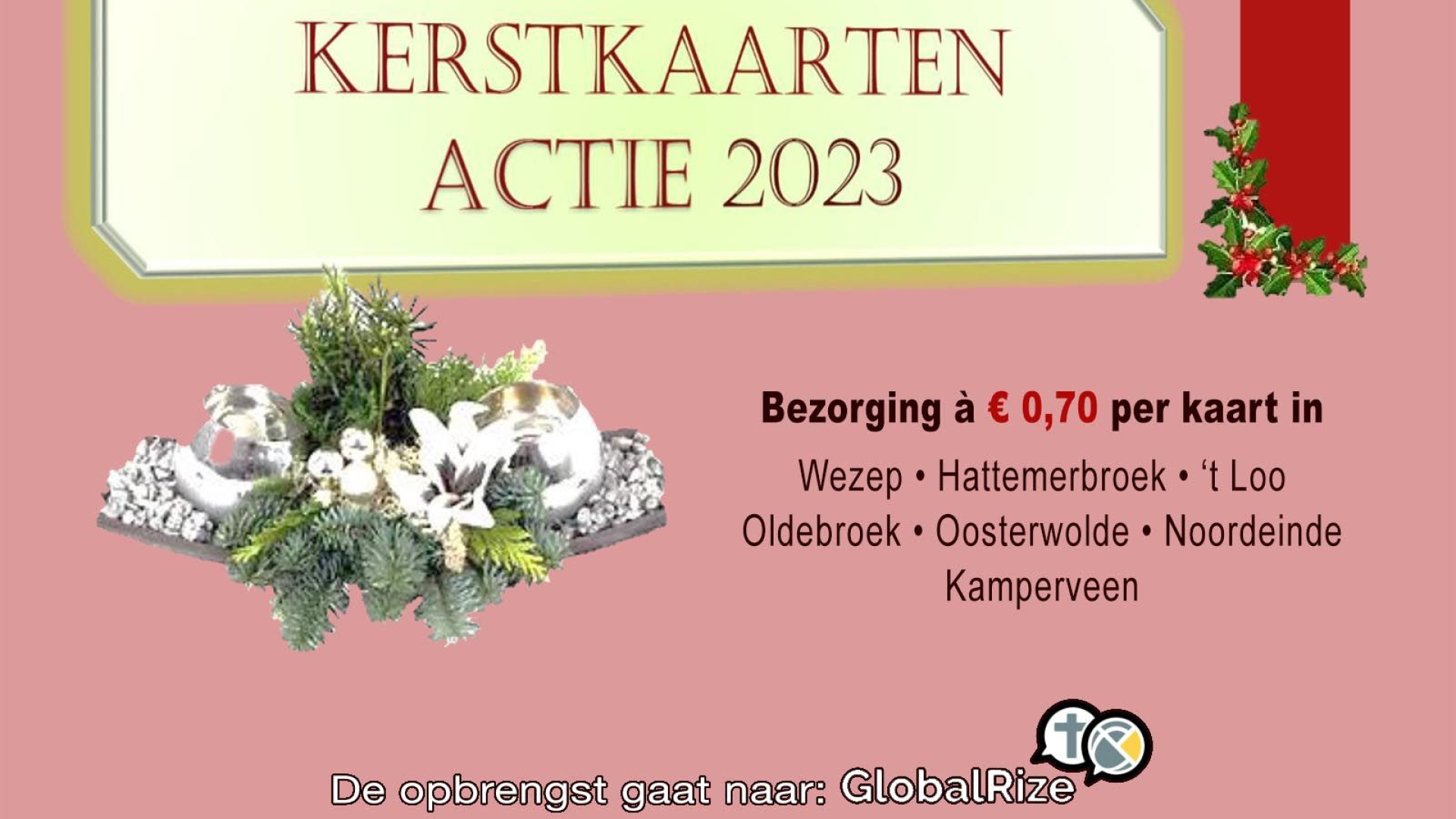 Foto: Kerstkaartenactie Dorpskerk, Vredeskerk en Hoeksteen