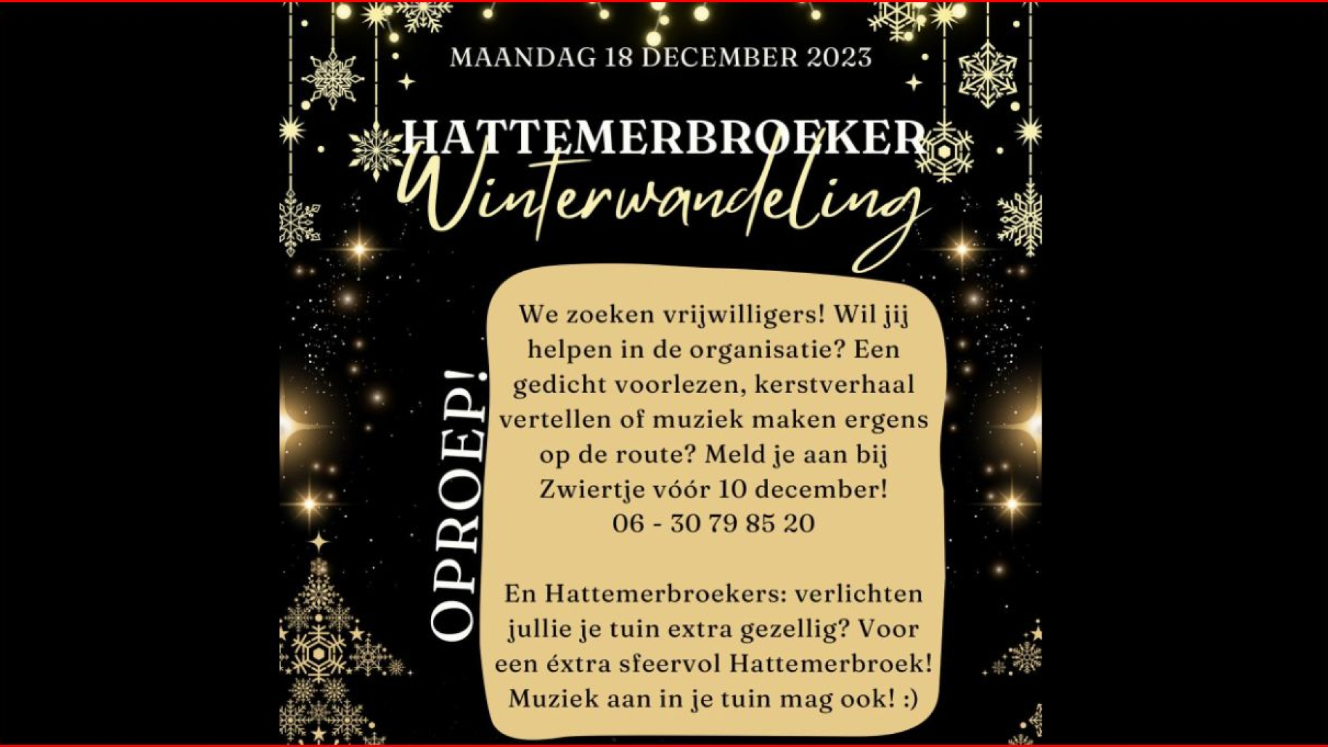 Foto: Zwiertje Nagelhout over de Hattemerbroeker WInterwandeling