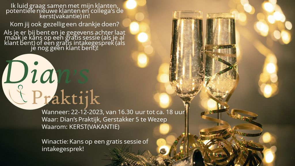Foto: Kerstborrel bij DIan