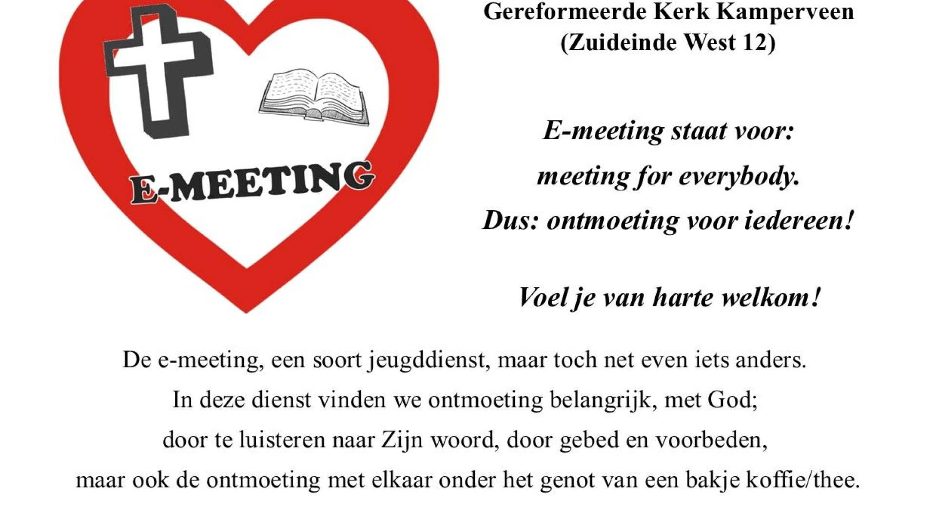 Foto: E-meeting in Kamperveen