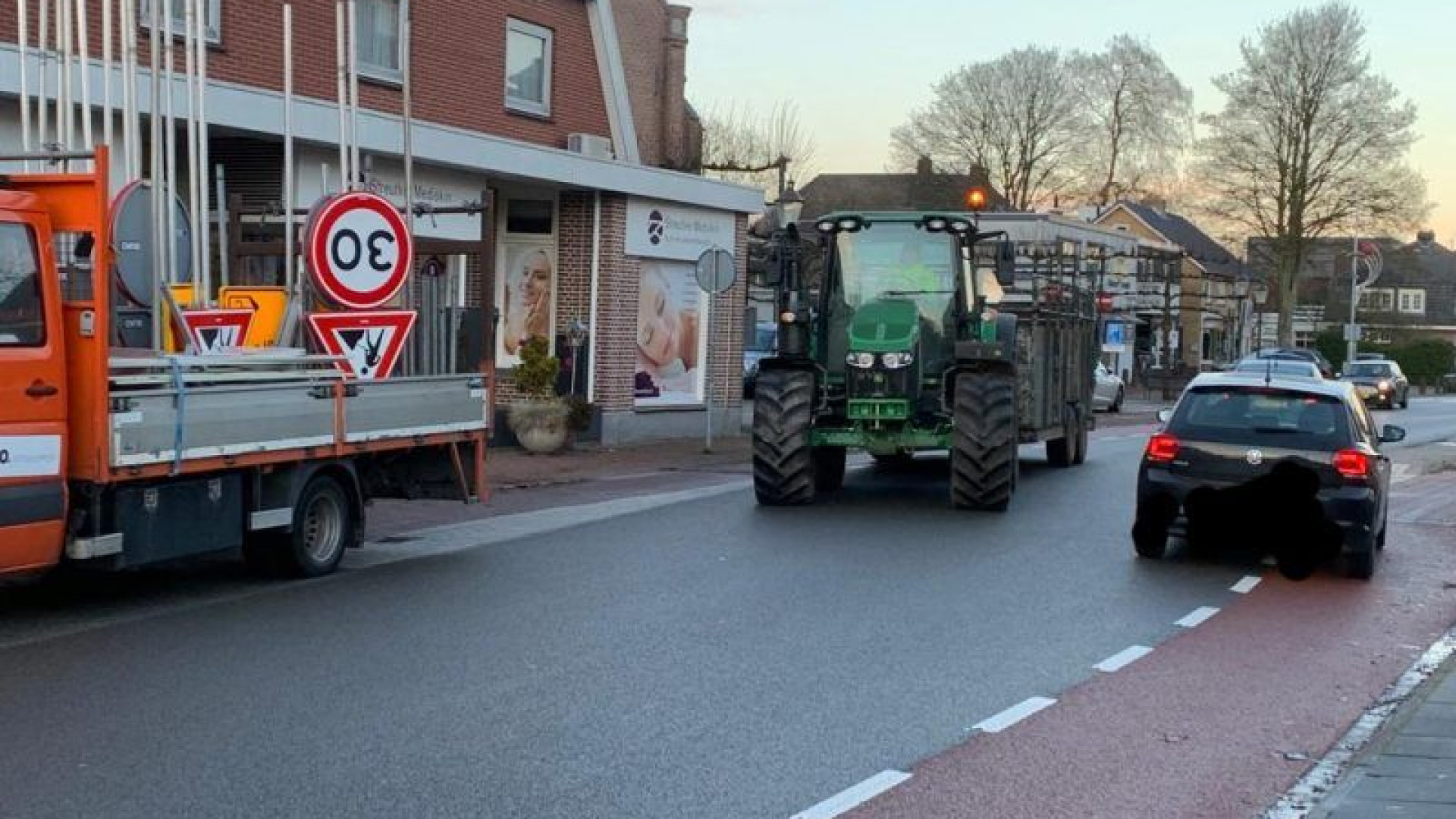 Foto: ABO: Motie onderzoek rondweg biedt zicht oplossing verkeersprobleem kern Oldebroek