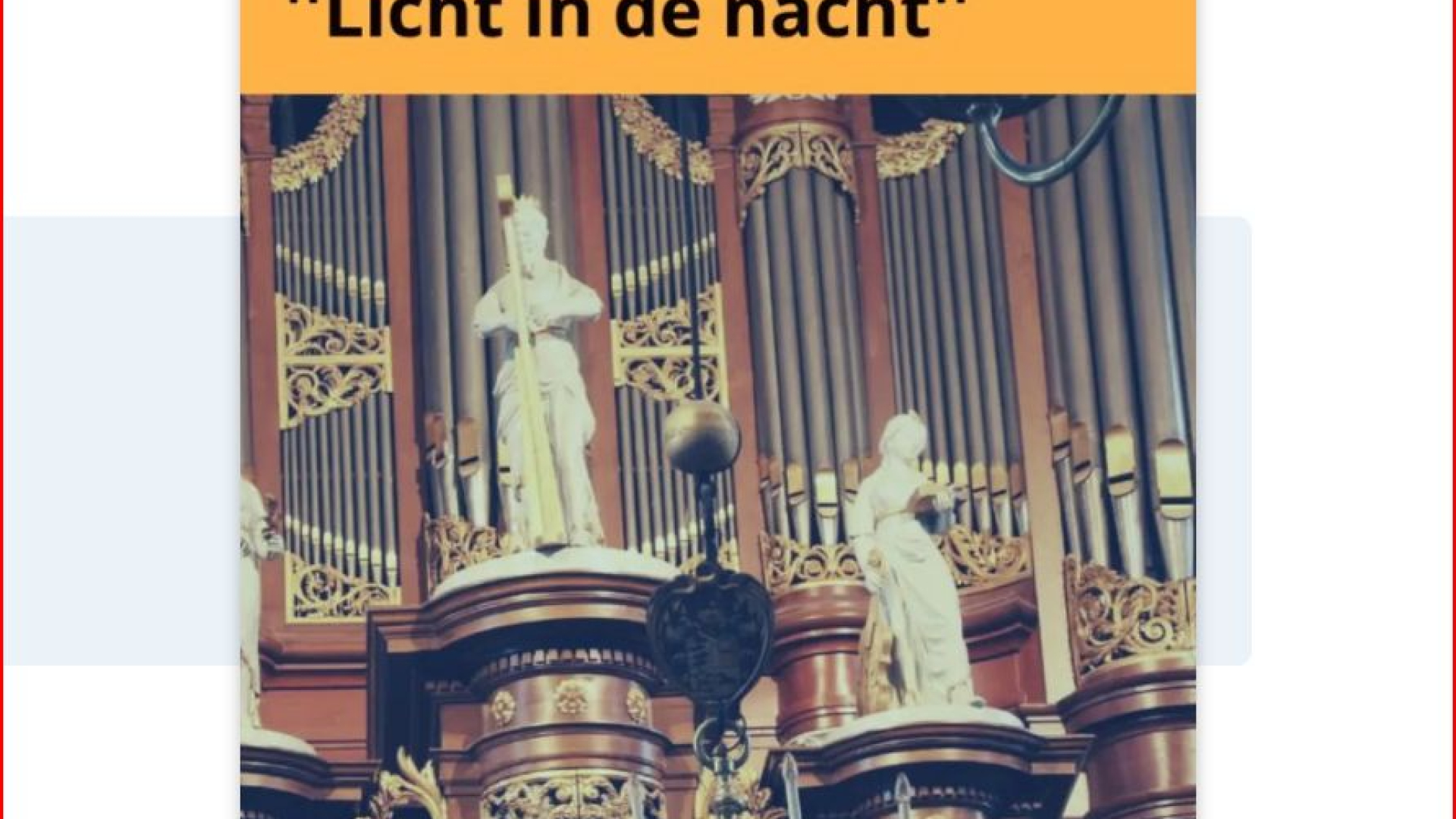 Foto: Concert 'Licht in de nacht'