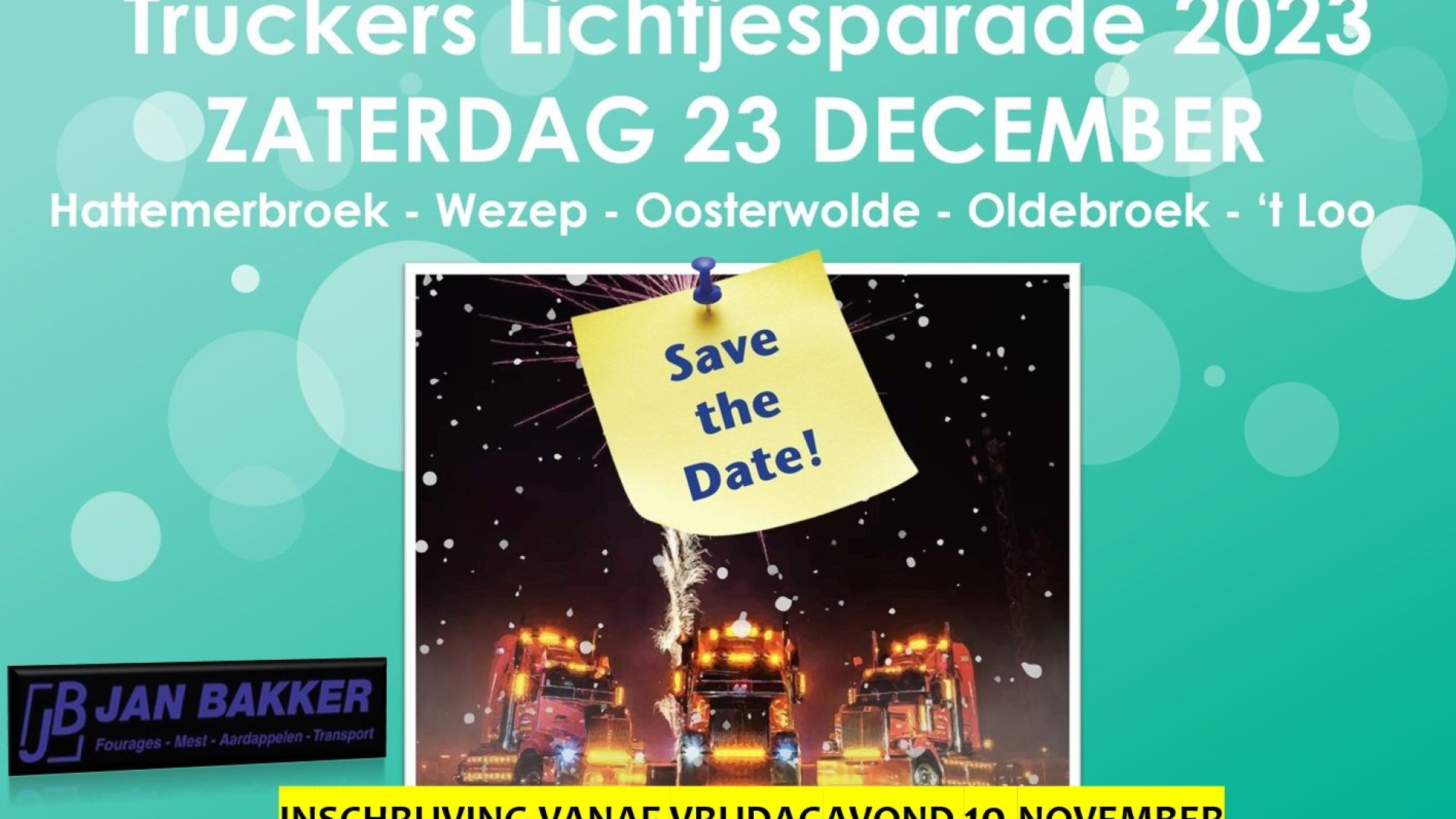 Foto: Inschrijving geopend voor truckers lichtjesparade Oldebroek 2023