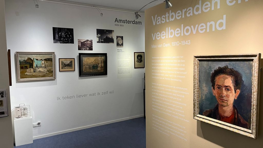 Foto: Joodse schilder Max van Dam herleeft in Elburg