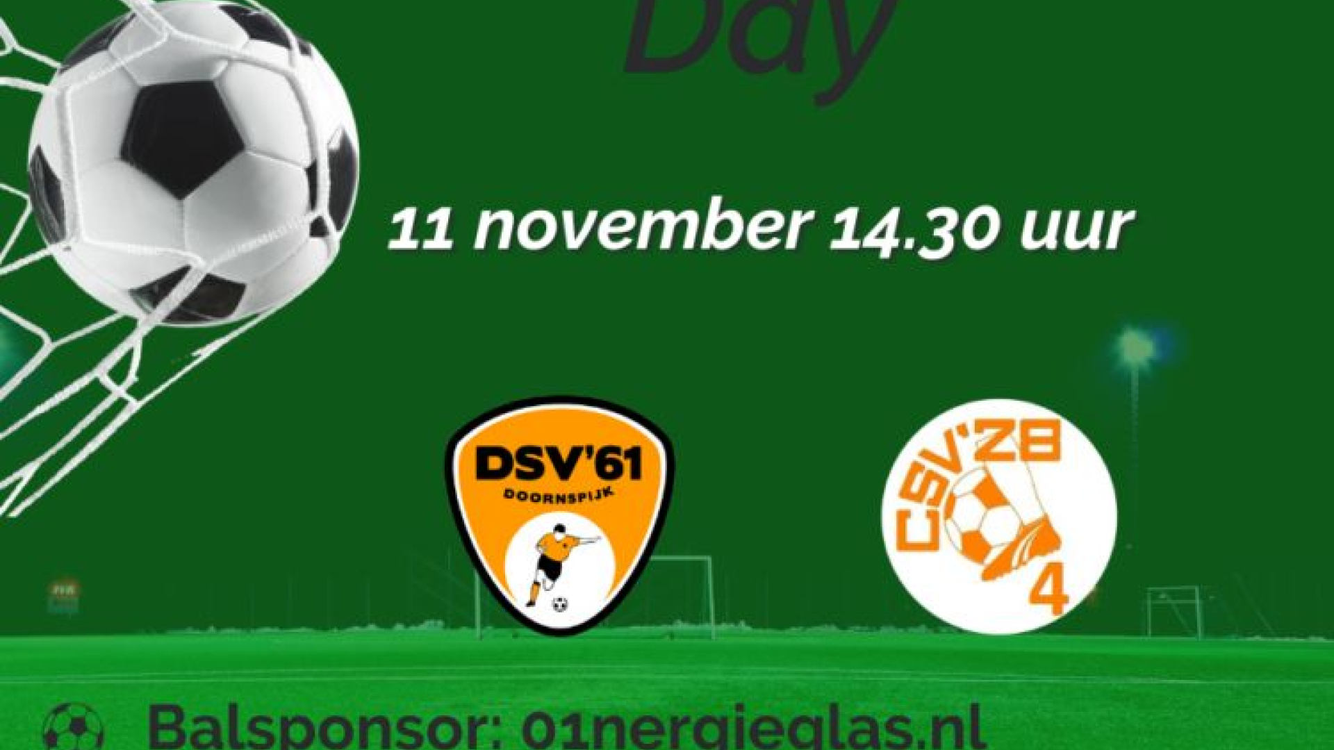 Foto: DSV’61 krijgt CSV’28 op bezoek