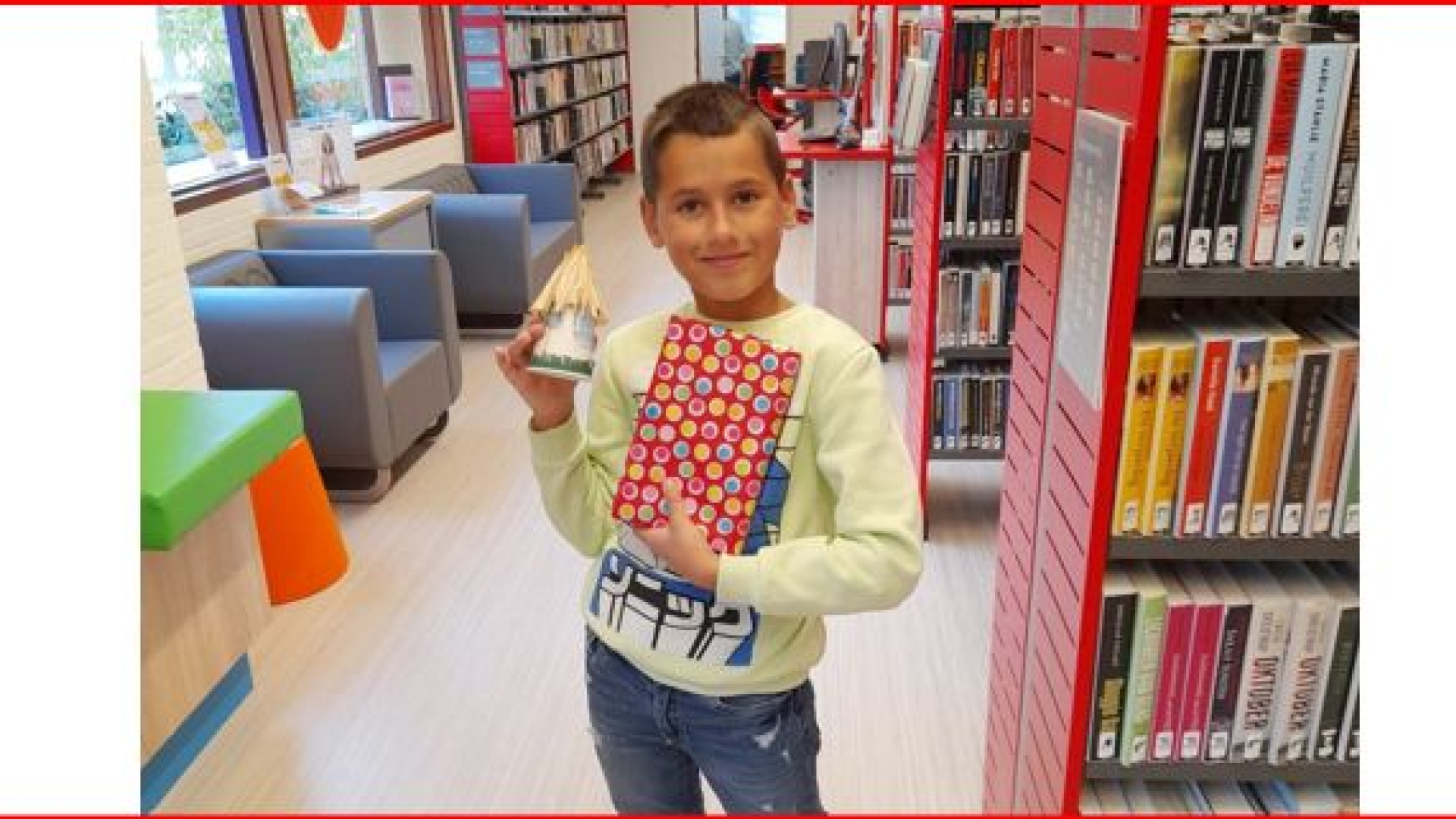 Foto: Berdeha wint prijs Kinderboekenweek