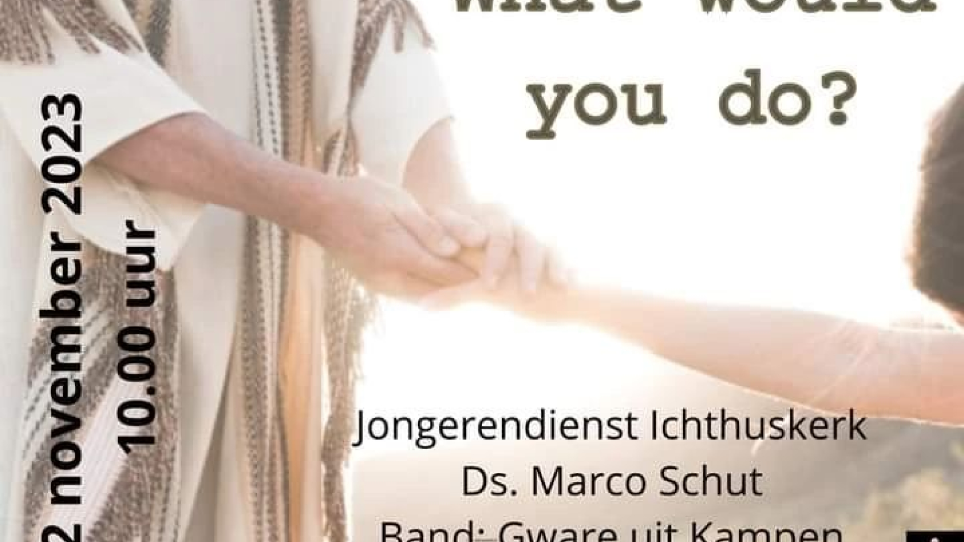 Foto: Jongerendienst in de Ichthuskerk Elburg